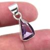 Natural Alexandrite Gemstone 925 Solid Sterling Silver Jewelry Pendant 1'' A6p63