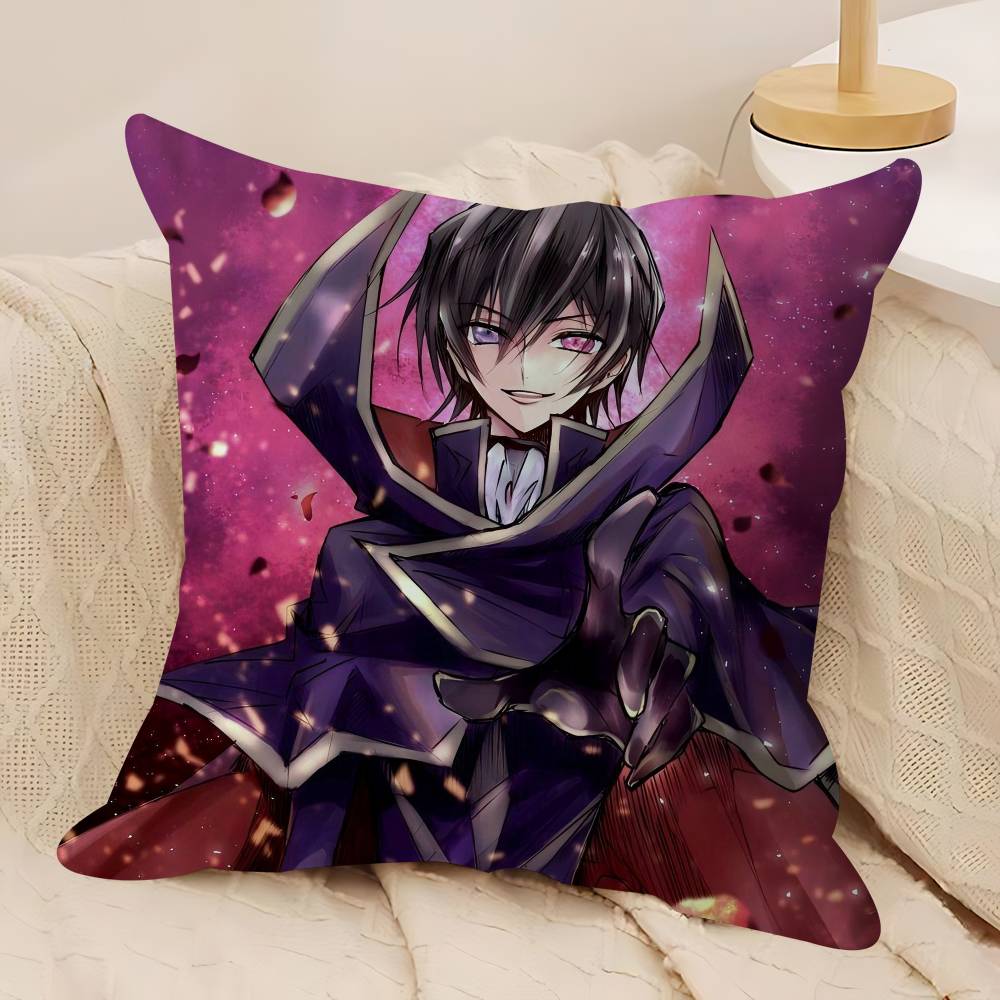 C-Code G-Geass Anime Maple Design Cushion Cover Happy Autumn Harvest Decor Holiday Decorati Pillow Cover