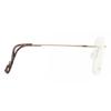 Rimless Rectangle Shiny Gold SmaRtbuy Collection Harlo Rt 008a C1 Fashion Unisex Eyeglasses