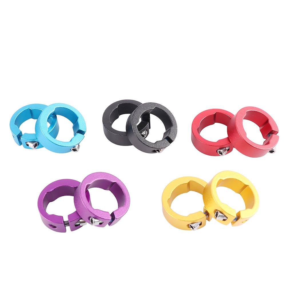 Aluminum Zinc Zinc Alloy MTB End Lock Rings Handlebar Lock Ring Bike Grips Fixing Ring Bicycle Grips Ring