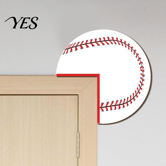Door Frame Corner Protector Sticker, Sports Protector, Basketball Football Baseball Rugby Self-Adhesive Style Home Decor Sticker Sign for Fans