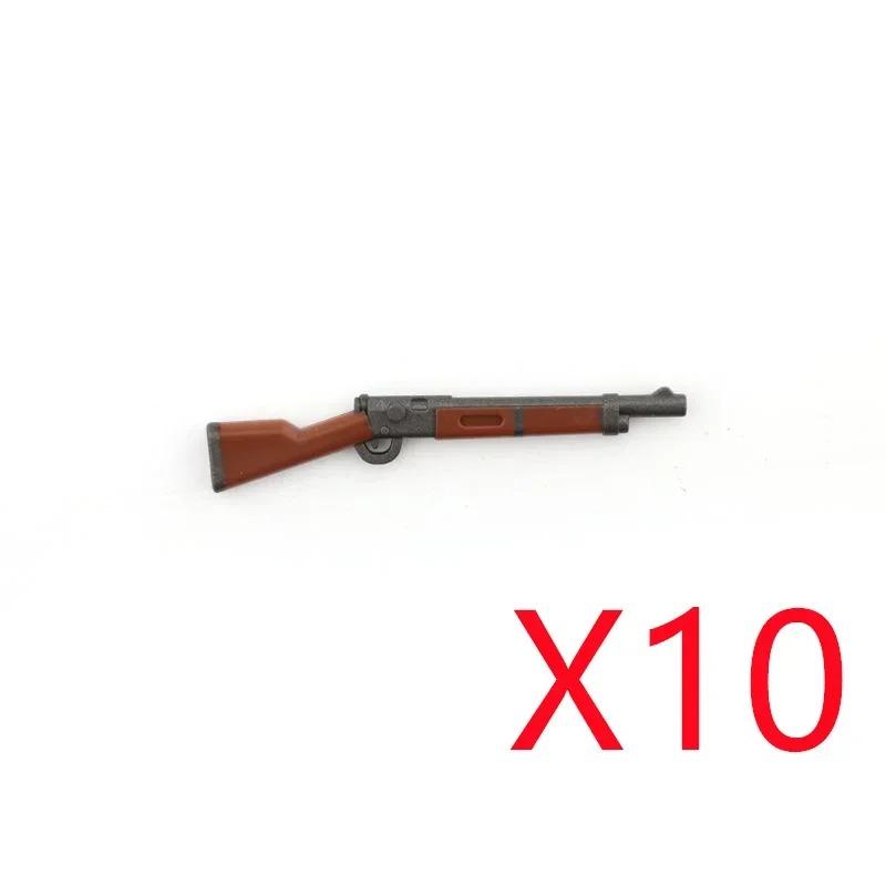 5 СМ Вторая мировая война Военные строительные блоки Американские Немецкие Советские Фигурки солдат Оружие Аксессуары Пистолеты Пистолет Снайперский ремень Мини-кирпичики MOC