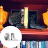 Книжный упор "Дракон", Декоративные книжные упоры из смолы для тяжелых книг, Держатель для книг в фэнтезийной тематике для декора домашнего офиса, Статуэтка дракона