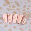 Nail Accessories Christmas Bronzing Nail Decals Christmas Snowflake Nail Decorations  Party