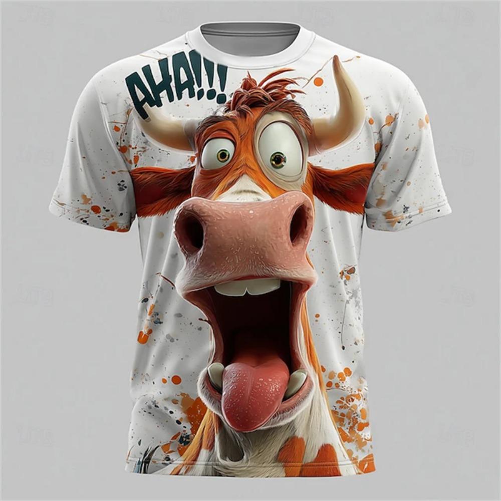 Summer Gorilla Monkey Animal Graphic 3D Print Kids T-Shirts Boys T-shirt Short Sleeve Tees Top Girl T-Shirt