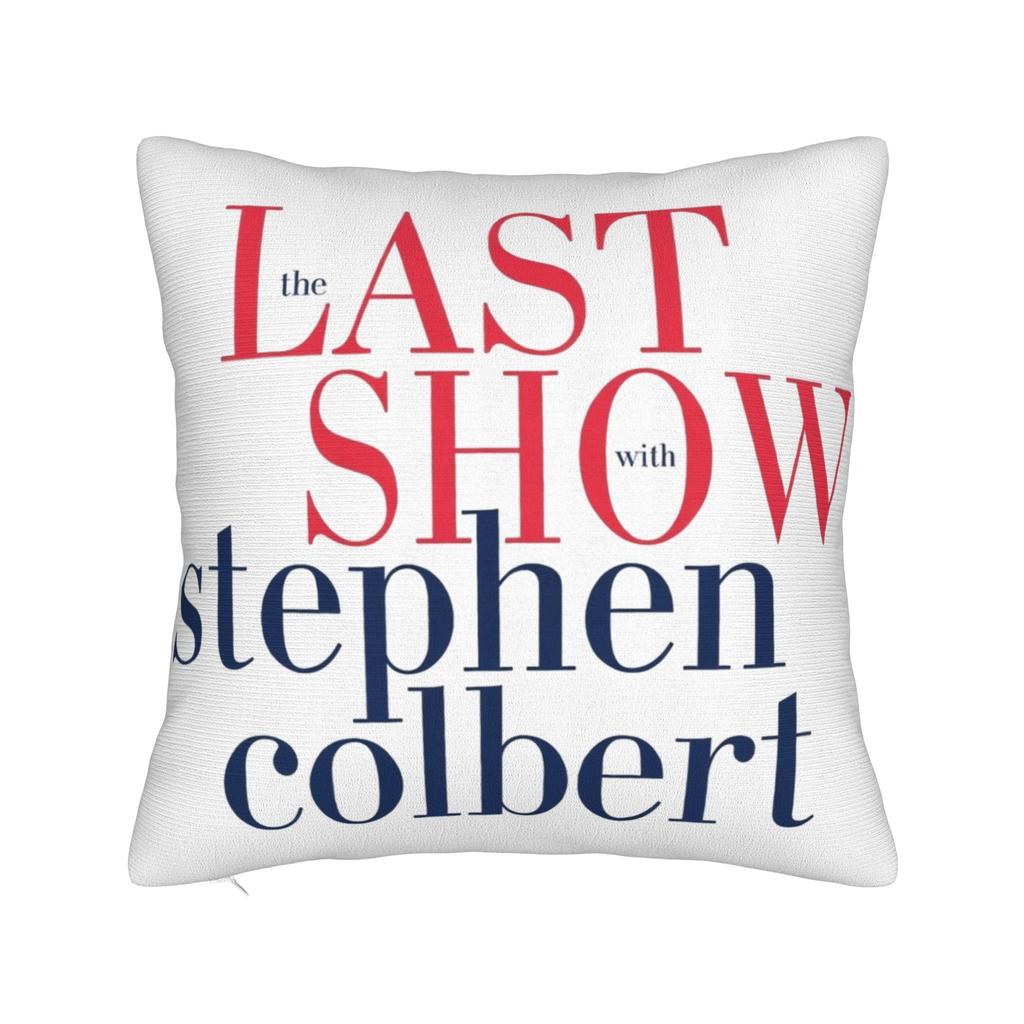 Decorative Pillow Covers Stephen Colbert The Late Show Accessories Home Throw Pillow Case Cover Zippered Multiple Sizes