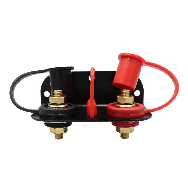 Battery Base Extension Cord Part Junction Post Connector 250Amp 12/24V Remote Battery Power Kit Auto Accessories