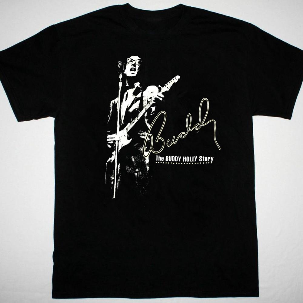 SALE Buddy Holly Story Men T-shirt Black Unisex All Sizes S to 5XL Unisex T-Shirt