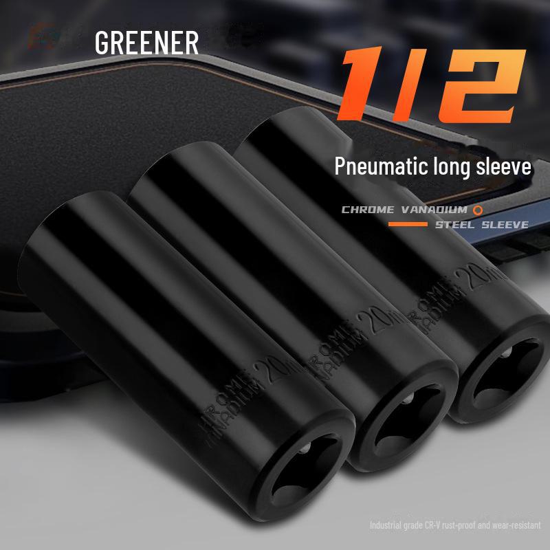 Green Forest 1/2 Electric Wrench Extended 12.5mm Hex Socket for Woodworking