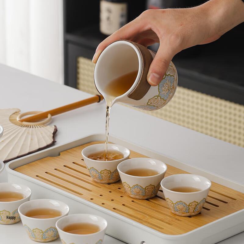 Woding Ceramic Travel Tea Set Gift