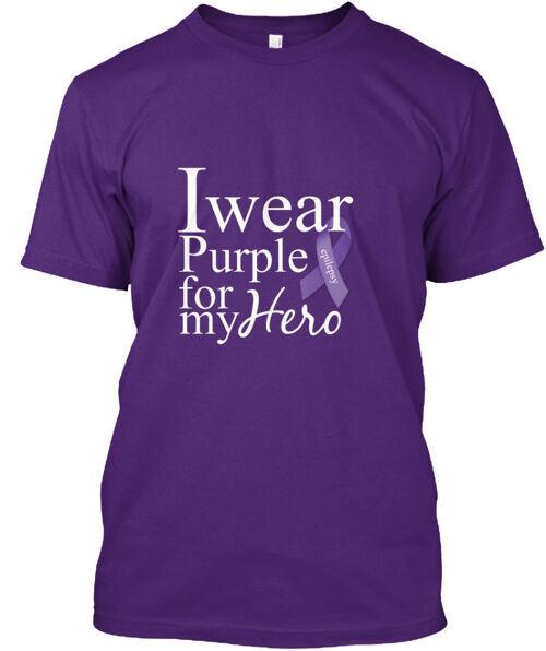 Epilepsy Awareness Purple Day Made in the USA Size S to 5XL Unisex T-Shirt