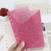 A6 Блестящая Прозрачная Акриловая Папка-Кольца для Свободных Листов DIY Книга Учета Журнал Планировщик Канцелярские Товары для Офиса
