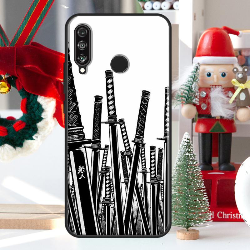 Япония Самурай Ниндзя Ронин Для Huawei Nova 5T 9 10 SE 7i 8i 11i 12i Y73 Y72 Y61 Y91 Y60 Y70 Y90 P20 P40 P30 Lite Чехол