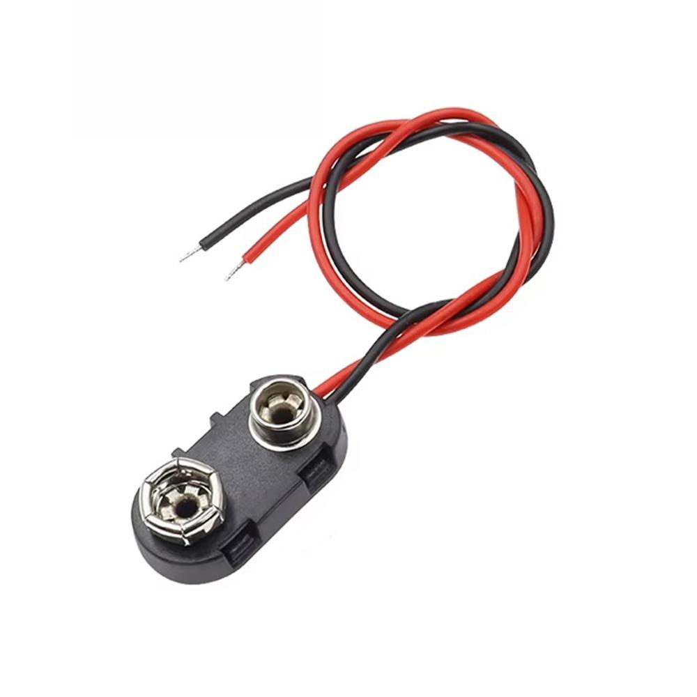 10Pcs I / T Type Cable Battery Holder Clip Snap on Soft Hard Shell Battery Clip Connector 9 Volt Battery Box Battery Holder