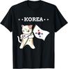 Флаг Кореи и Кошка | Футболка Южная Корея Унисекс Футболка