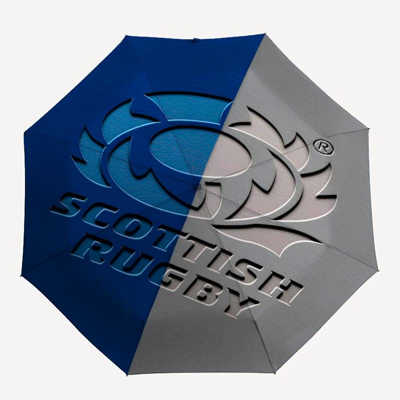 Scotland Rugby Theme Automatic Umbrella, Lightweight & Portable, 8 Rib, Perfect for Outdoor Travel, Birthdays, Christmas, Gifts.
