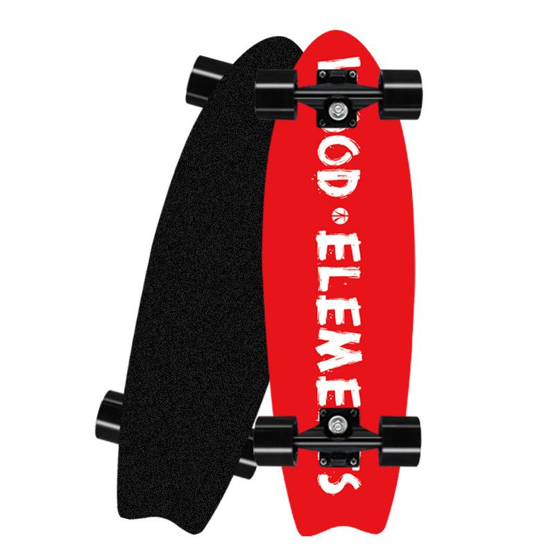 Профессиональный скейтборд для серфинга, кленовый скейтборд Single Rocker, круизер, скейтборд, лонгборд, детский спорт, уличный спортзал