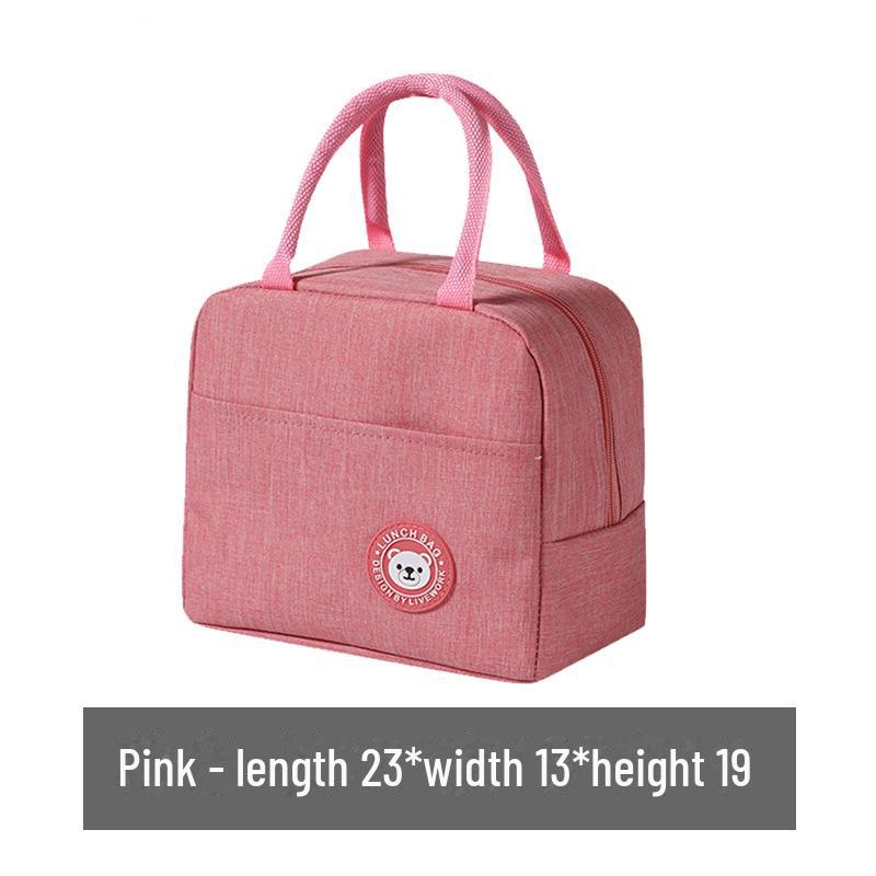 Изолированный ланч-бокс для студентов и офисных работников, водонепроницаемая и маслостойкая сумка большой вместимости с подкладкой из алюминиевой фольги.