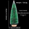 White Mini Christmas Tree Desktop Ornament - Small Christmas Decorations for Window Display