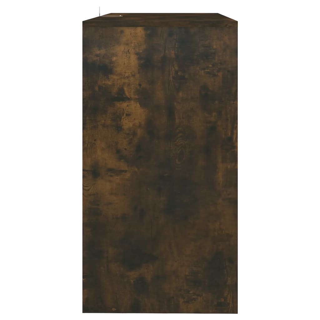 Vidaxl Stolik Konsolowy, Przydymiony Dąb, 89X41X76,5 Cm
