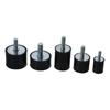 M6 M8 M10 Thread Vibration Isolators Black Crash Pad Damper Cylindrical Shock Absorber Boat Car