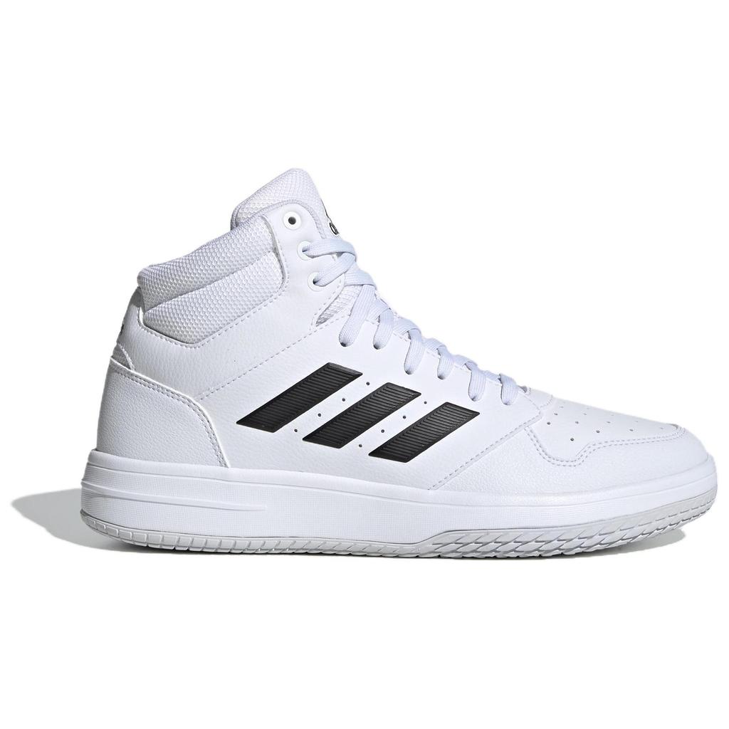 Adidas Gametaker Synthetic Leather Minimalist Versatile Shock Absorption Balance Lightweight Mid-Top Retro Basketball Shoes Men Sneaker White EG4235