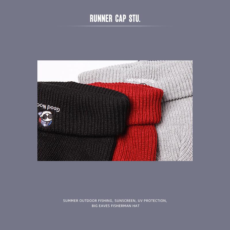 Зимняя новая мужская шерстяная шапка осенняя мужская шапка корейская версия всех модных теплых вязаных шапок модная холодная шапка