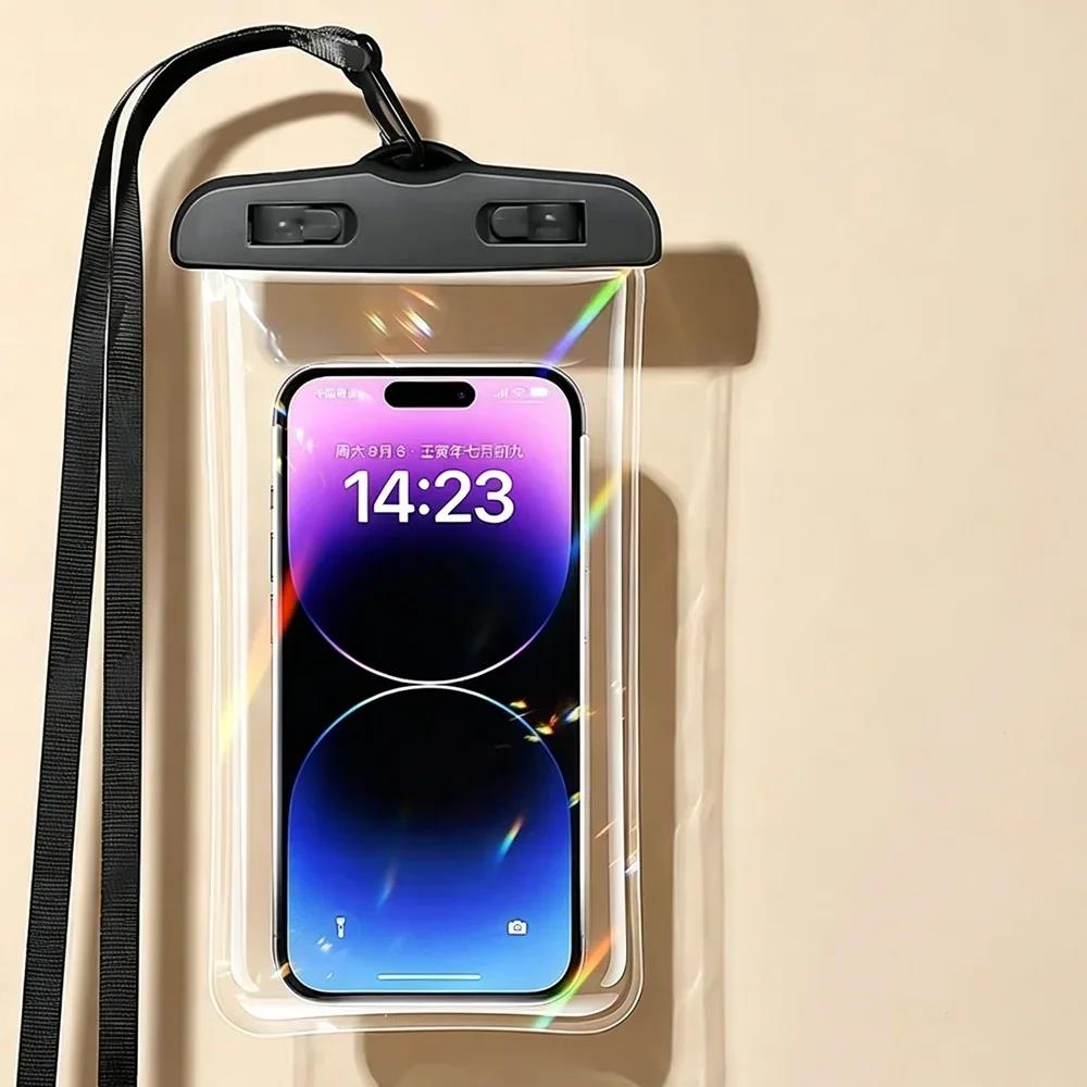 Waterproof Phone Pouch Drift Diving Swimming Bag Underwater Dry Bag Case Cover For Phone Water Sports Beach Pool Skiing 5