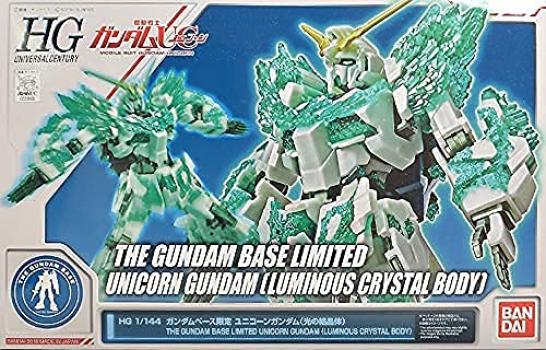 HG Gundam Base Limited Unicorn Gundam из Mobile Suit Gundam UC 1/144 (Кристальный свет) (единорог)