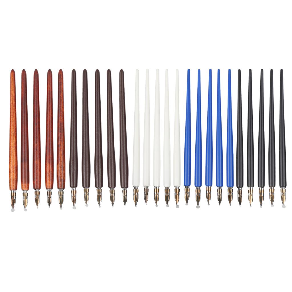 Деревянная ручка перьевая ручка для домашнего офиса искусство живопись каллиграфия перьевая ручка набор подарочный