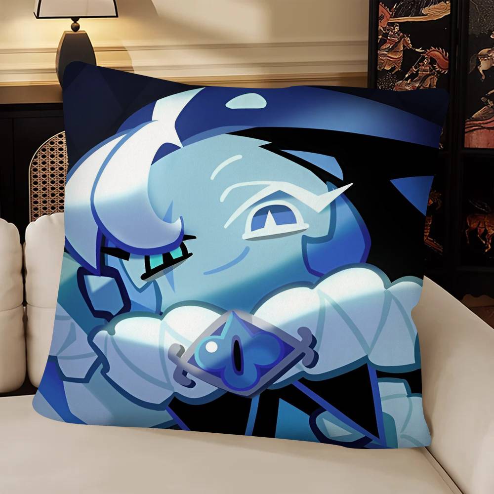 Shadow Milk Cookie Anime Pillow Case Fashion Square Pillowcase Bedroom Sofa Room Ins Decoration Leisure