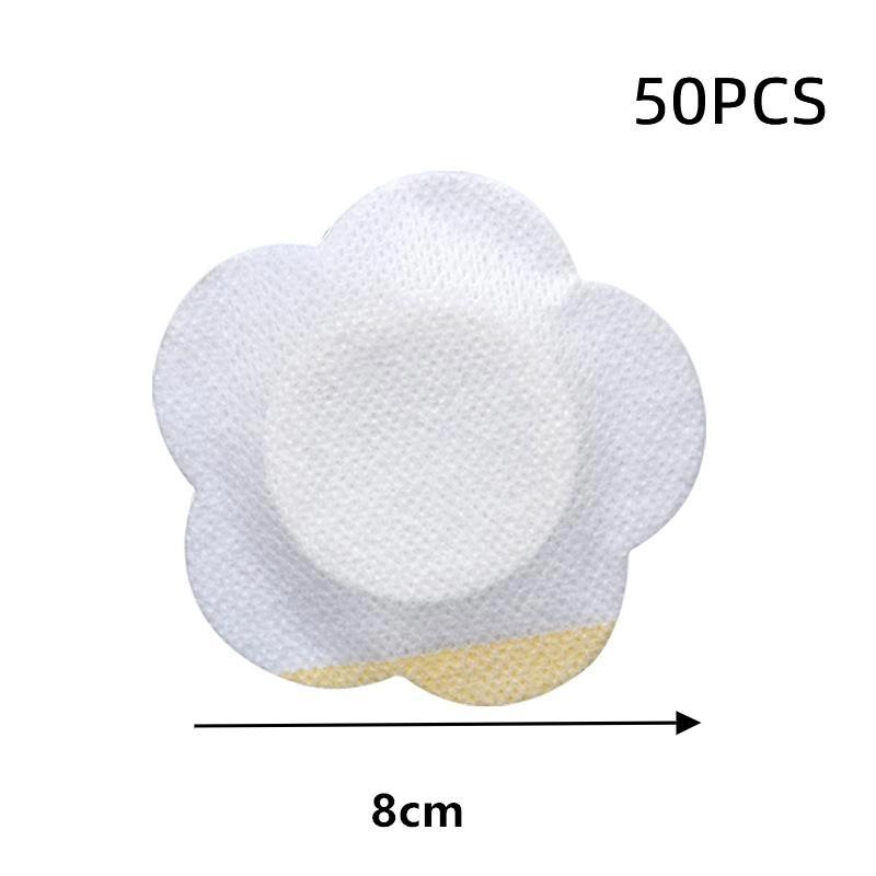 50 шт./набор Сменные одноразовые пакеты с касторовым маслом Самоклеящиеся наклейки на пупок Влагонепроницаемые протекторы для пупка