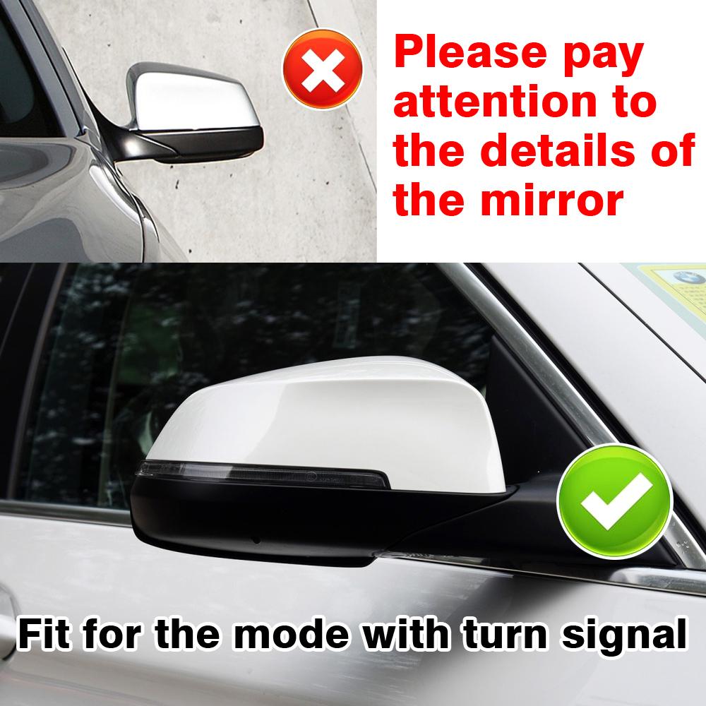Fit For BMW 5 series sedan F10 F11 F18 2014-2017 Rearview Mirror Cover Wing Side Mirror Cap Car Tuning Accessories