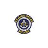 Iron-on Patch - Nautical - Atlantic Ocean - 4.9 Cm X 5 Cm - Blue - Coat of Arms