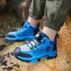 Classmate 2025 leather surface outdoor claw hook non-slip mountaineering hiking snow sports shoes medium and older children's warm rotating buckle