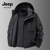 JEEP SPIRIT Men's 3-in-1 Waterproof Windproof Outdoor Jacket 9588