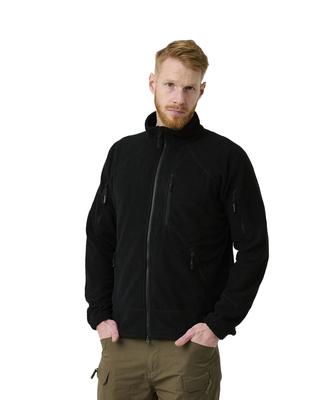 Тактическая флисовая куртка Helikontex Alpha Черная