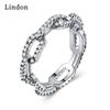 Классическое кольцо Lindon для женщин с цирконом круглой формы, подарок на свадьбу, размер 6-10