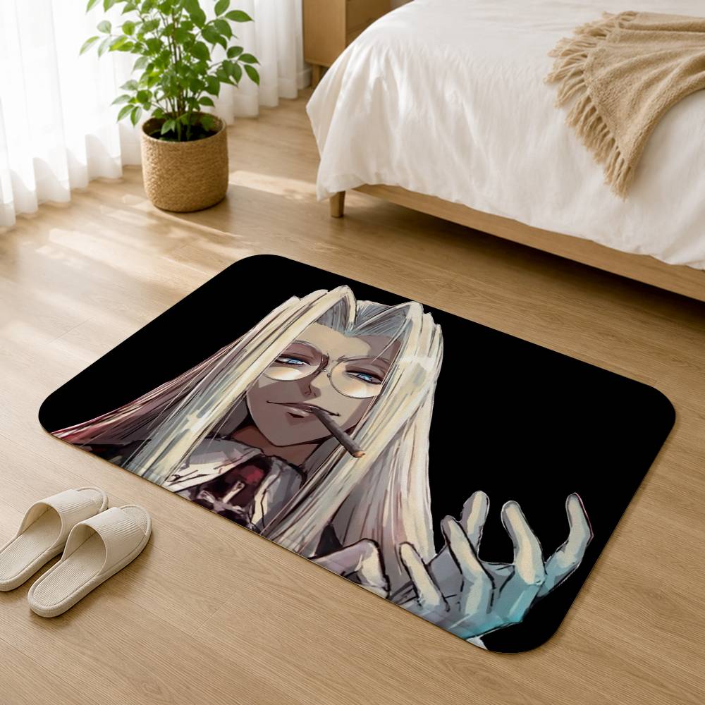 Hellsing I-Integra Hellsing Anti?Slip Floor Mat Short Plush Rug mat Soft Comfortable Machine Washable Home Decor