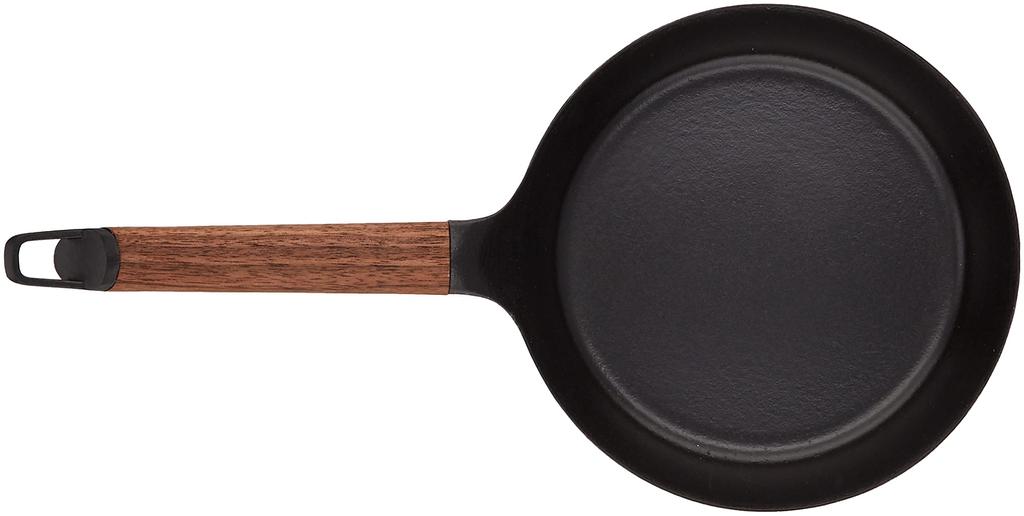 Vermicular Frying Pan 20cm Walnut Compatible Cast Enamel Gas/IH FP20-WN