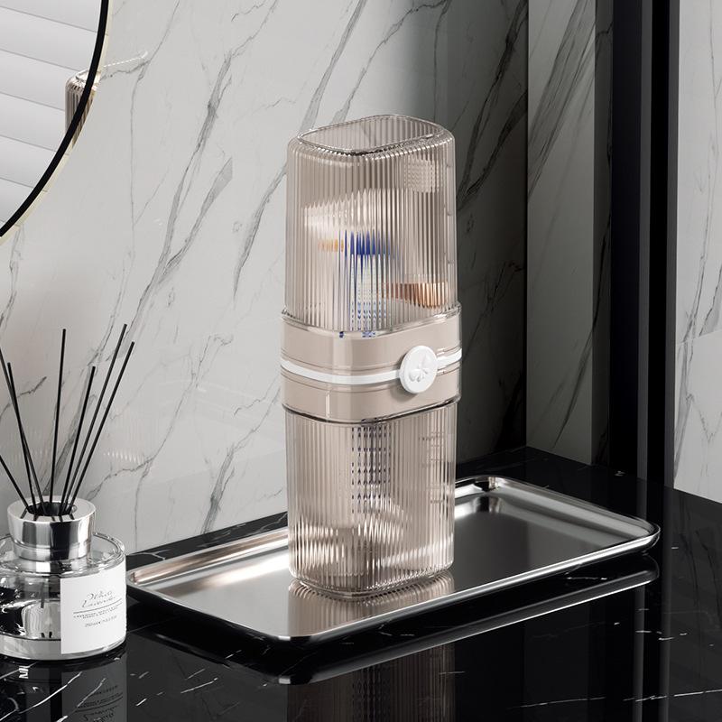 Дорожный бокс для хранения зубных щеток Стакан для полоскания рта Портативный дорожный набор стаканов для полоскания рта Хранение зубных щеток