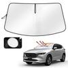 Light Blocking and Heat Blocking Cartist Front Sunshade for Mazda Windshield Shade KF2P Light UV Custom Interior Easy Storage Bag Direct from