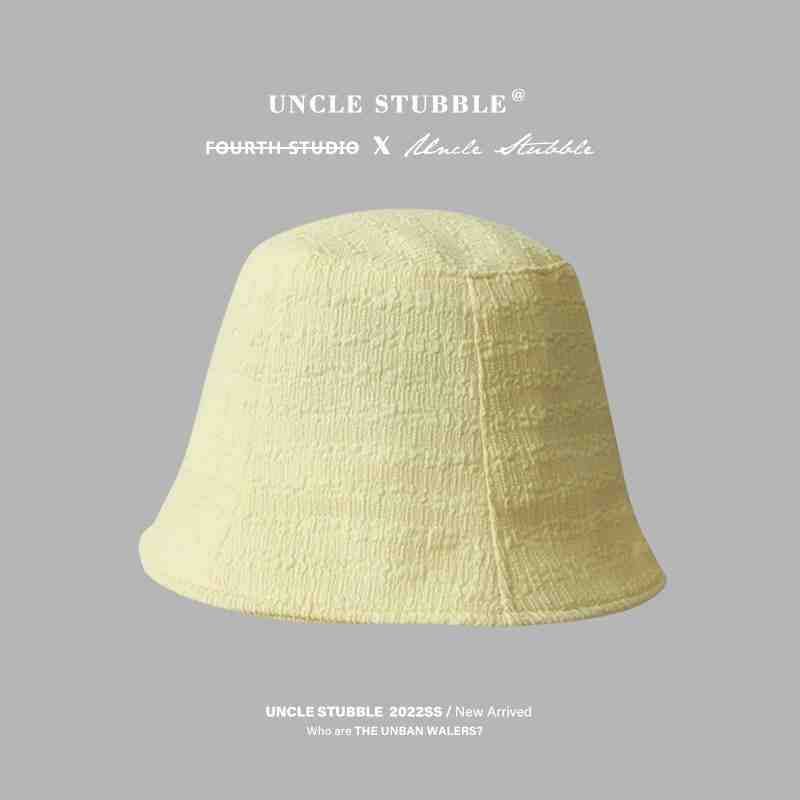 Korean girl cute narrow brim basin hat girls summer color bucket hat desk lamp hat thin temperament bucket hat