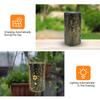 New Solar Projection Lamp Butterfly Lamp Iron Craft Hollow Out Lantern Outdoor Waterproof Courtyard Decoration Solar Landscape Lamp