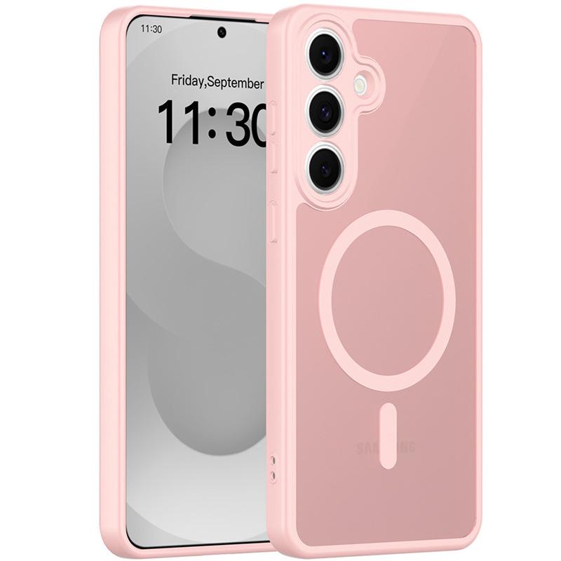 Магнитный чехол для телефона с ощущением кожи для Samsung S26 Ultra, S25 FE/S24, Матовый A17