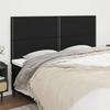 VidaXL Headboard Bedroom Furniture Bed Accessories Single Bed Heads Bed Frame Interior Black 180x5x118/128 3116208