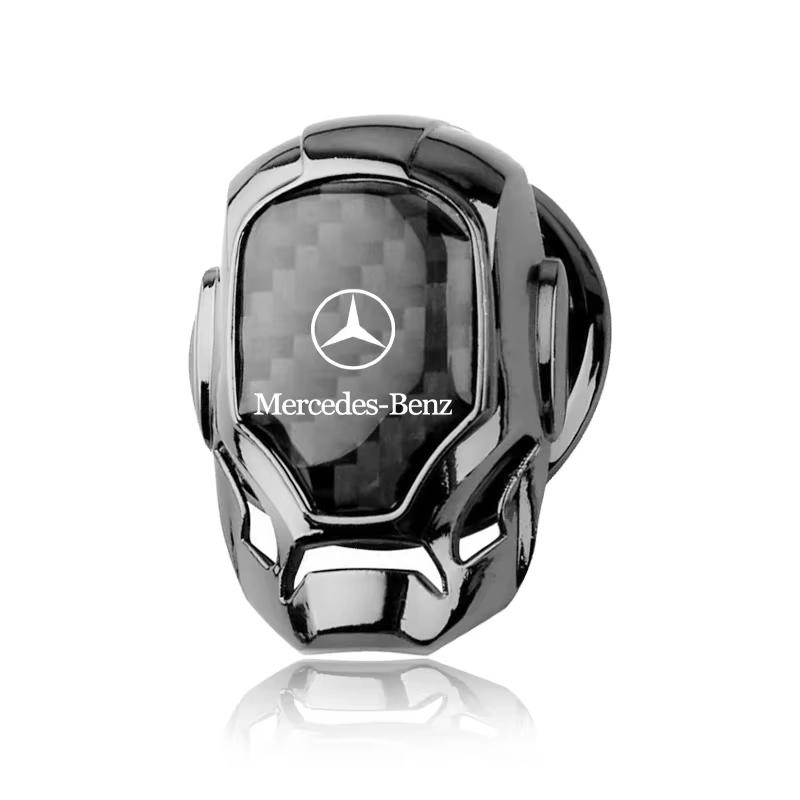 FA01Car Engine Start Stop Button Cover Ignition Switch Protector Stickers For Mercedes Benz C400 C450 C160 C180 C200 C220 C250 C300