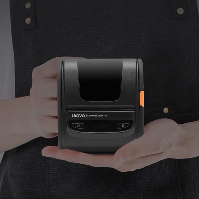 Портативный Bluetooth-термопринтер этикеток UROVO K329, китайская вилка (адаптер в комплекте)