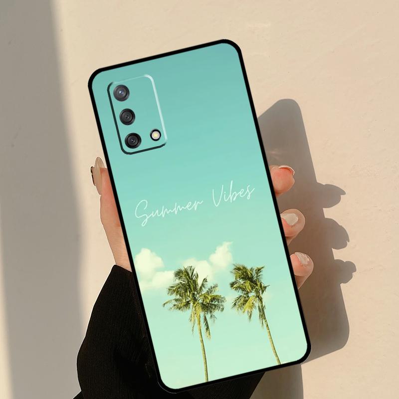 Love Summer Case For Oppo A18 A38 A58 A78 A98 A74 A94 A54 A15 A17 A57 A6 A5 Pro A16 A76 A96 A40 A60 A80