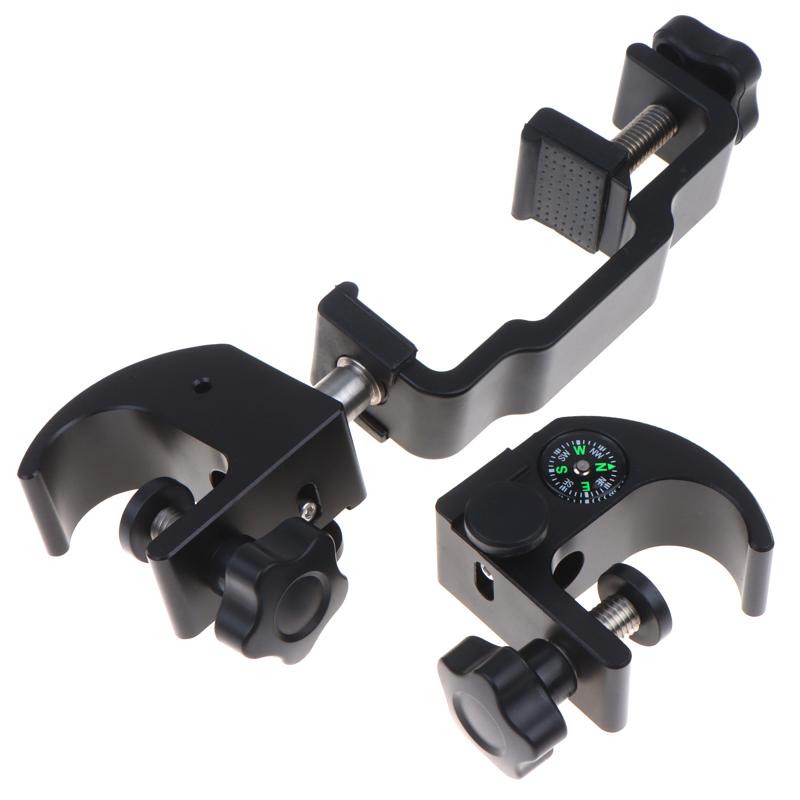 High Quality Phone Holder Bracket Cradle Pole Clamp With Compass For Gps For Data Collector Total Station